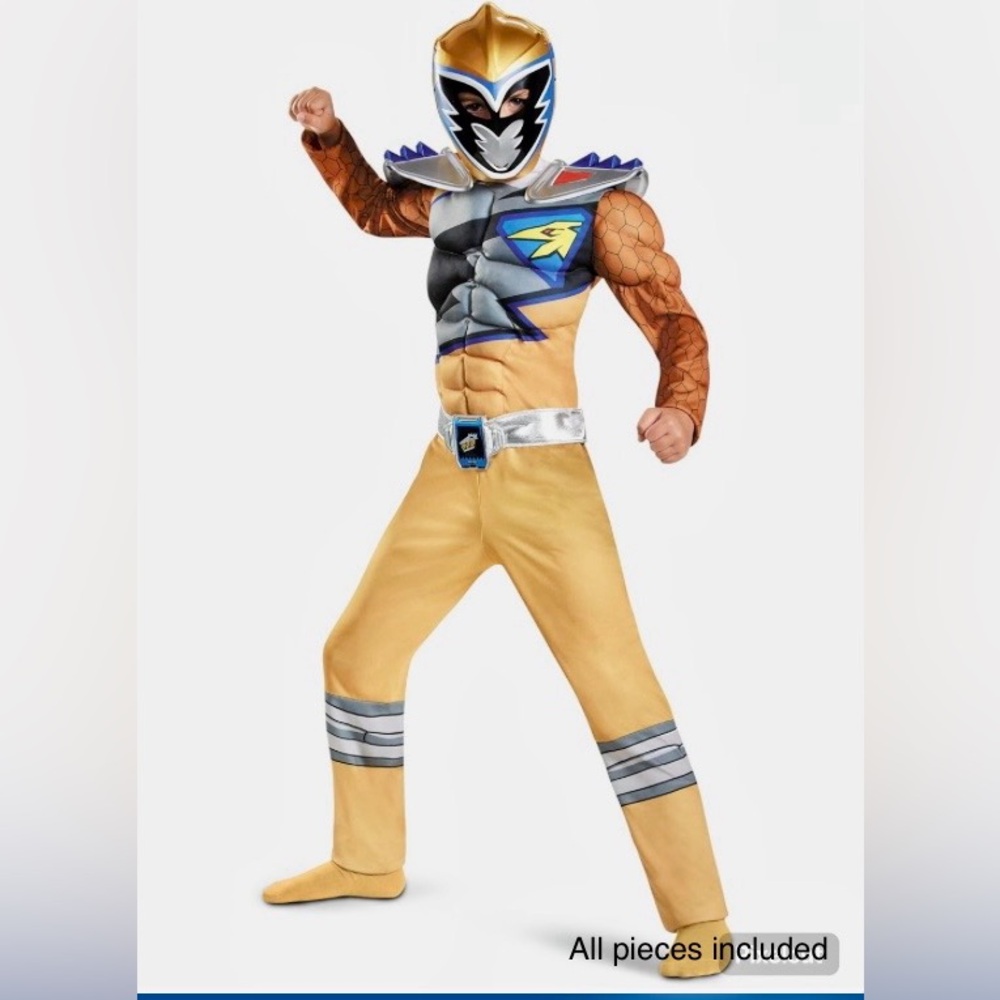 Power Ranger Gold and Silver Costume